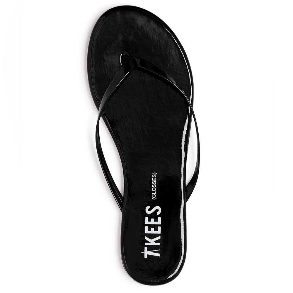 Women’s Black Glossy Tkees